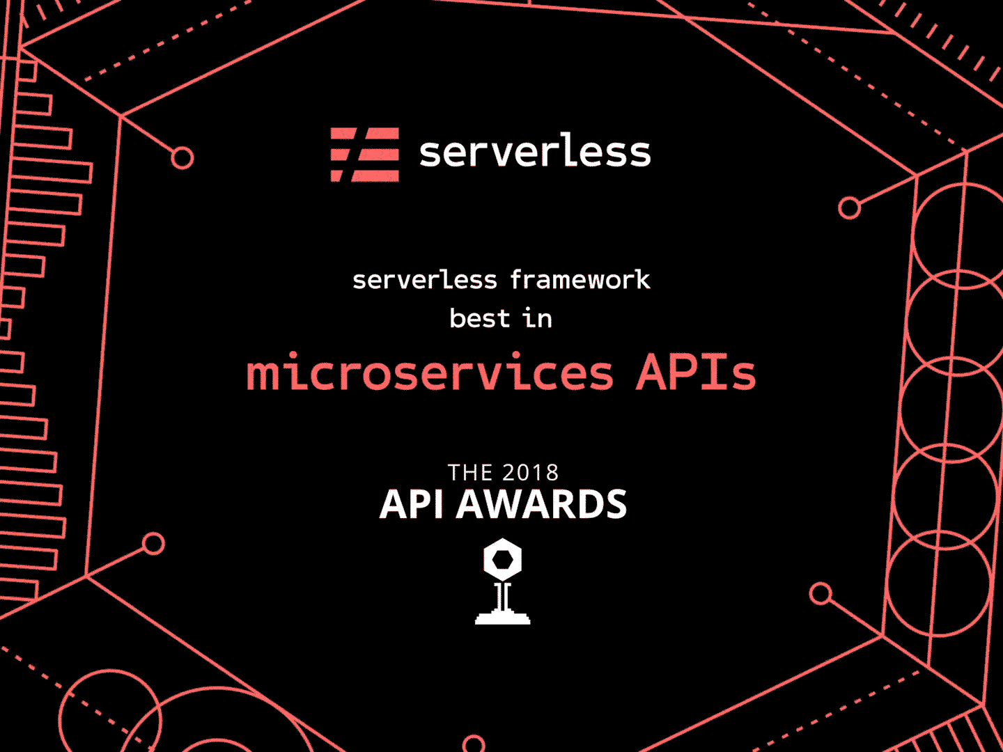 The Serverless Framework wins Best Microservices API at the API Awards!