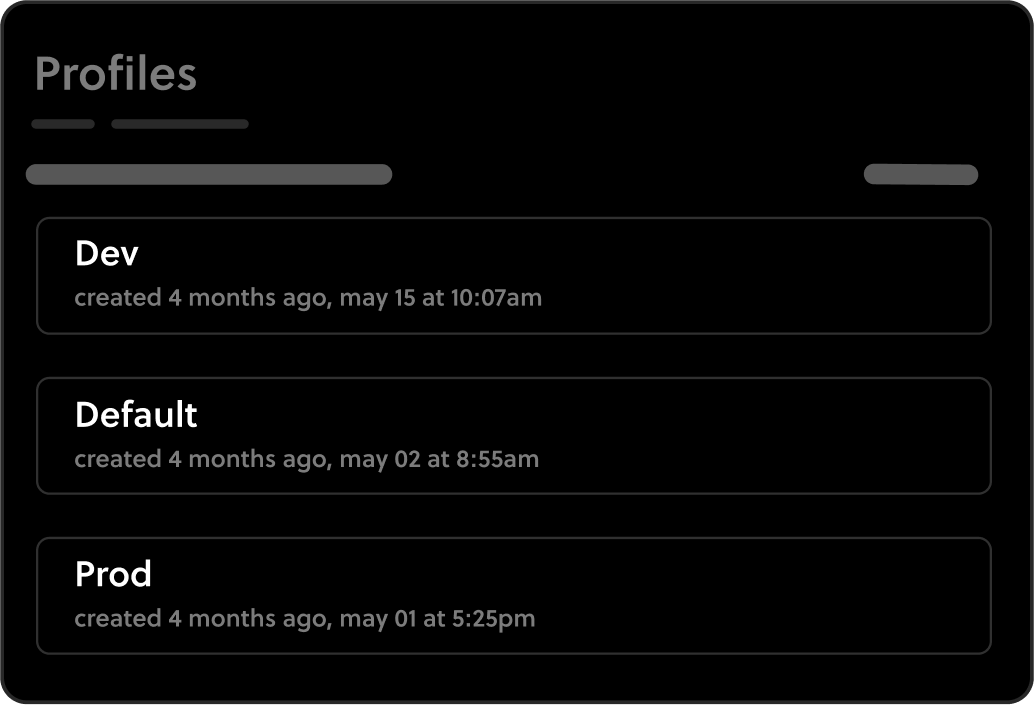 Stage-specific secrets in the Serverless Framework Dashboard