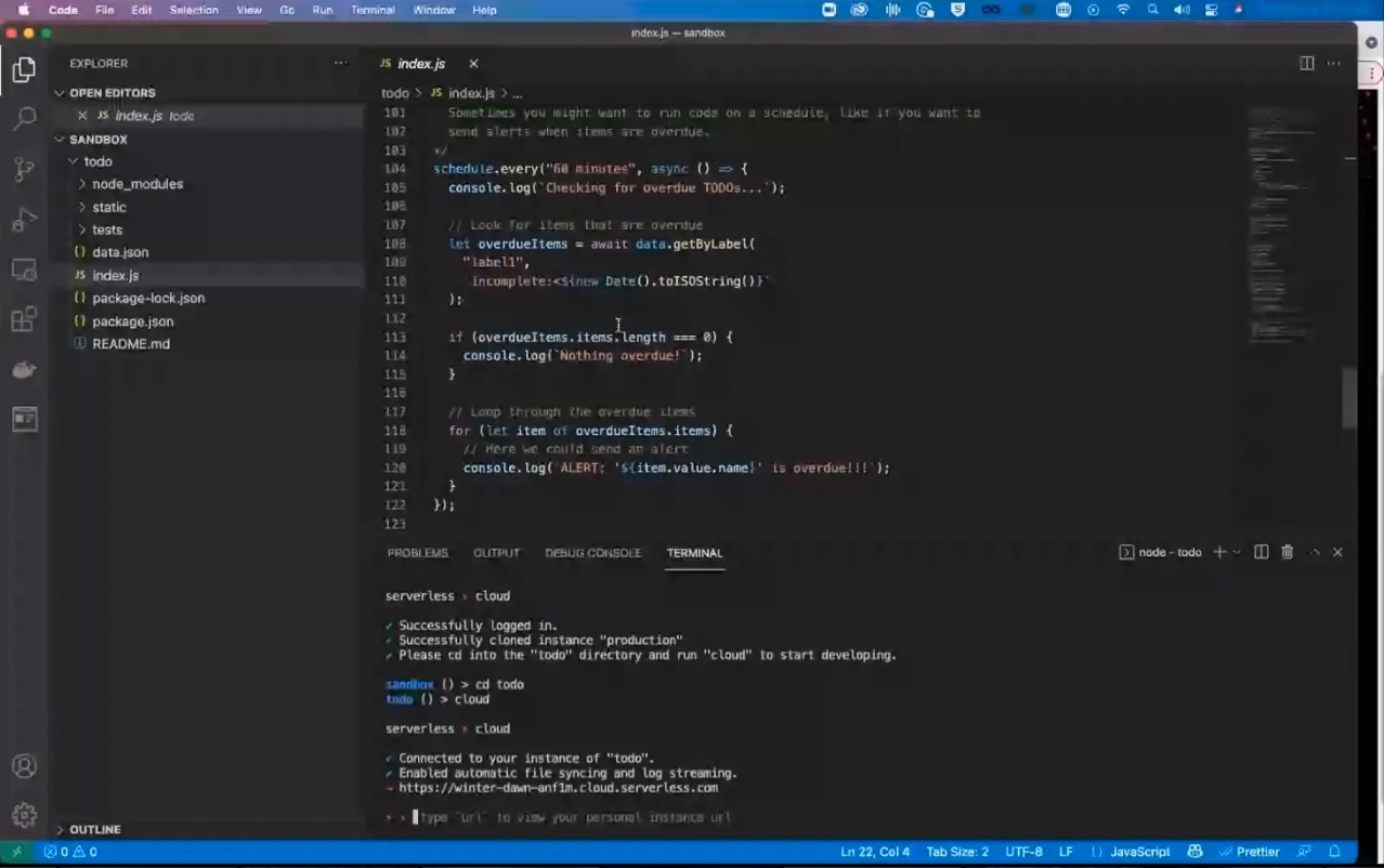 Use your favorite tools to develop and use the CLI to stream logs and error data locally